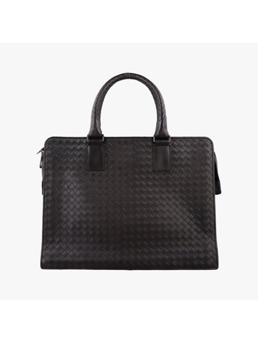 Bottega Veneta Intrecciato Brown Lambskin Handbag